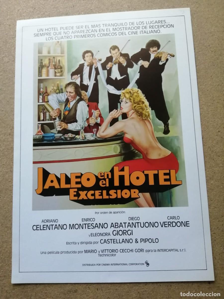 Cine: GUIA CINEMATOGRAFICA. JALEO EN EL HOTEL EXCELSIOR (ADRIANO CELENTANO)