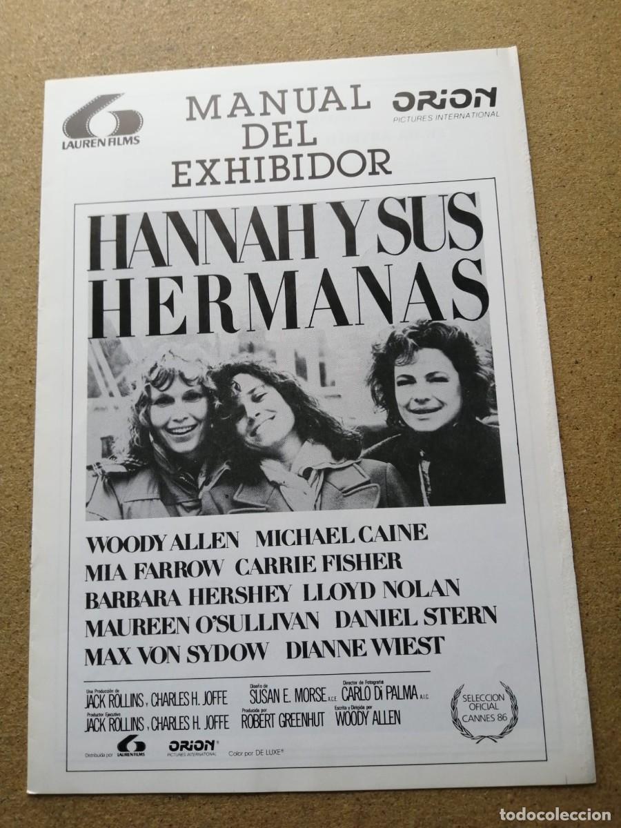 Cine: GUIA CINEMATOGRAFICA. HANNAH Y SUS HERMANAS (WOODY ALLEN)