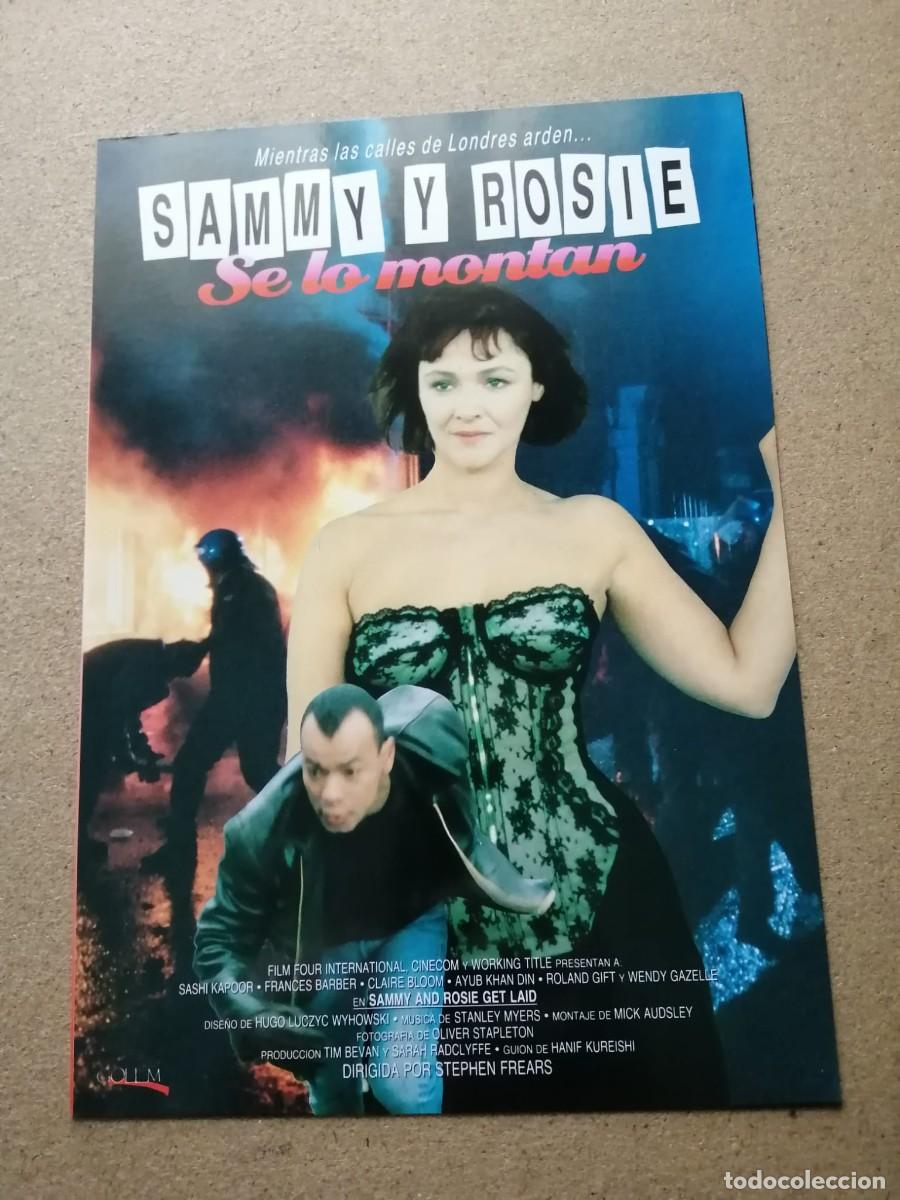 Cine: GUIA CINEMATOGRAFICA. SAMMY Y ROSIE SE LO MONTAN