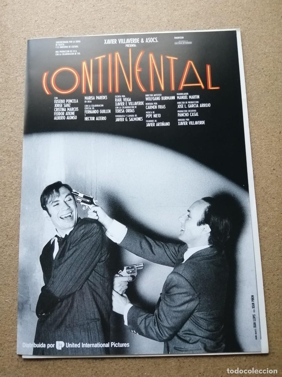 Cine: GUIA CINEMATOGRAFICA. CONTINENTAL (EUSEBIO PONCELA)