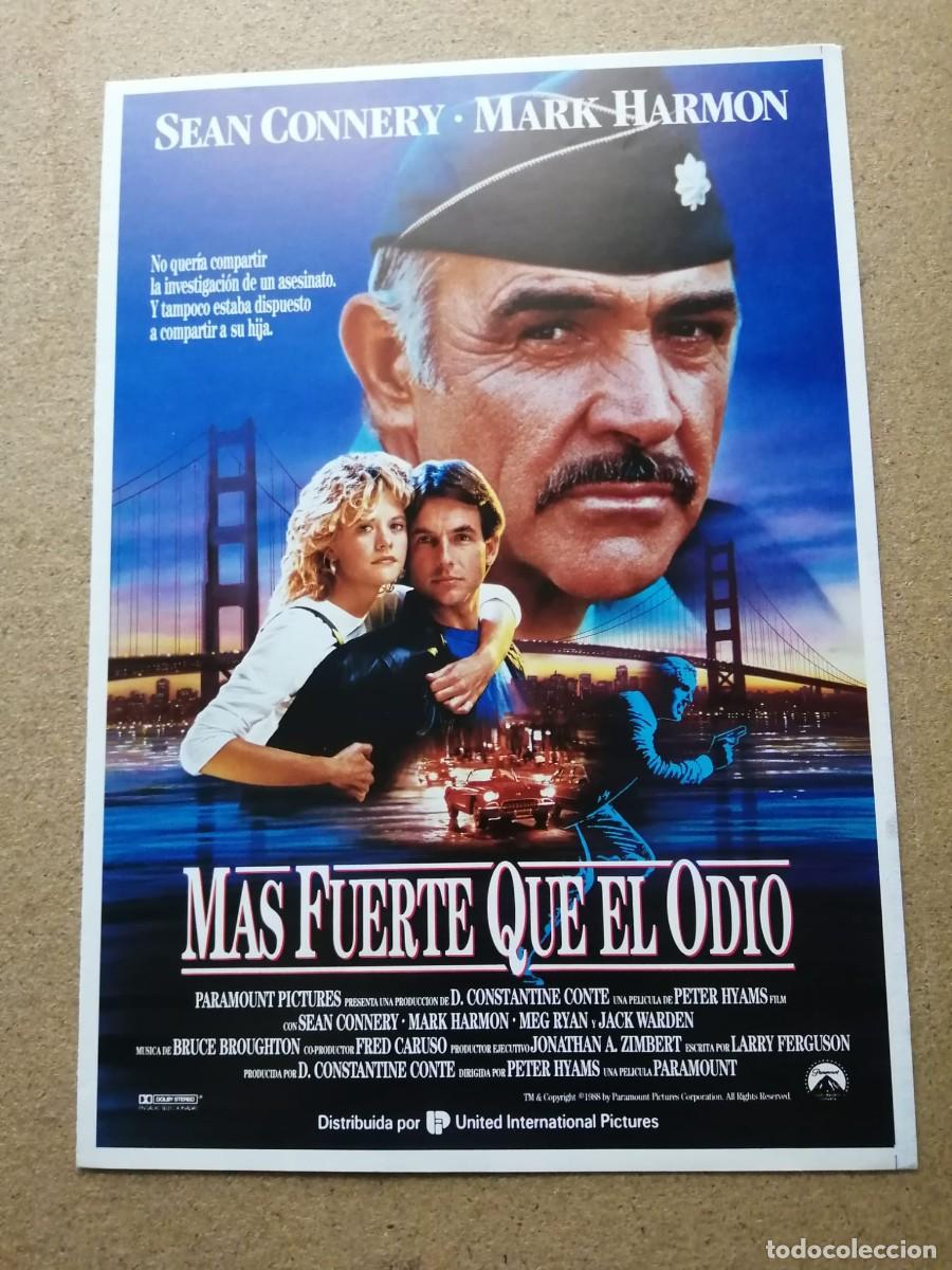 Cine: GUIA CINEMATOGRAFICA. MAS FUERTE QUE EL ODIO (SEAN CONNERY - MEG RYAN - MARK HARMON)