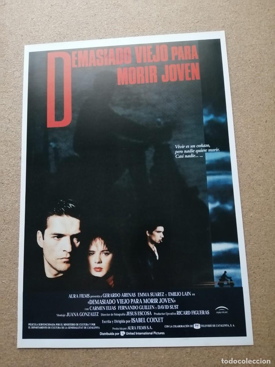 Kino: GUIA CINEMATOGRAFICA. DEMASIADO VIEJO PARA MORIR JOVEN (ISABEL COIXET)