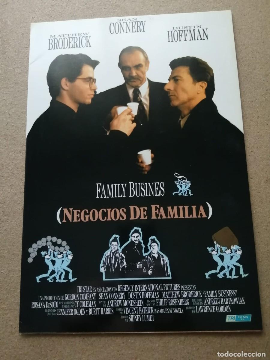 Kino: GUIA CINEMATOGRAFICA. NEGOCIOS DE FAMILIA (SEAN CONNERY - DUSTIN HOFFMAN - SIDNEY LUMET)