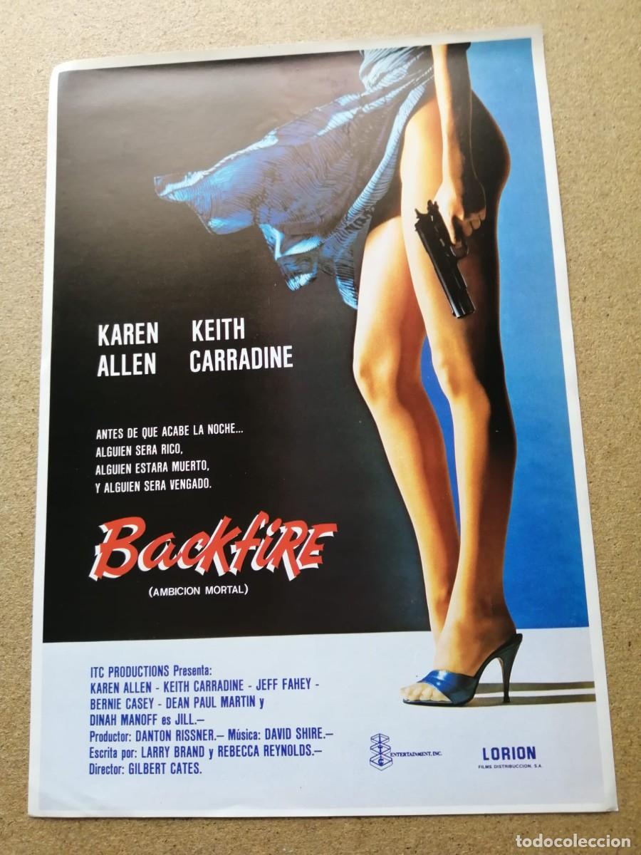 Kino: GUIA CINEMATOGRAFICA. BACKFIRE, AMBICION MORTAL