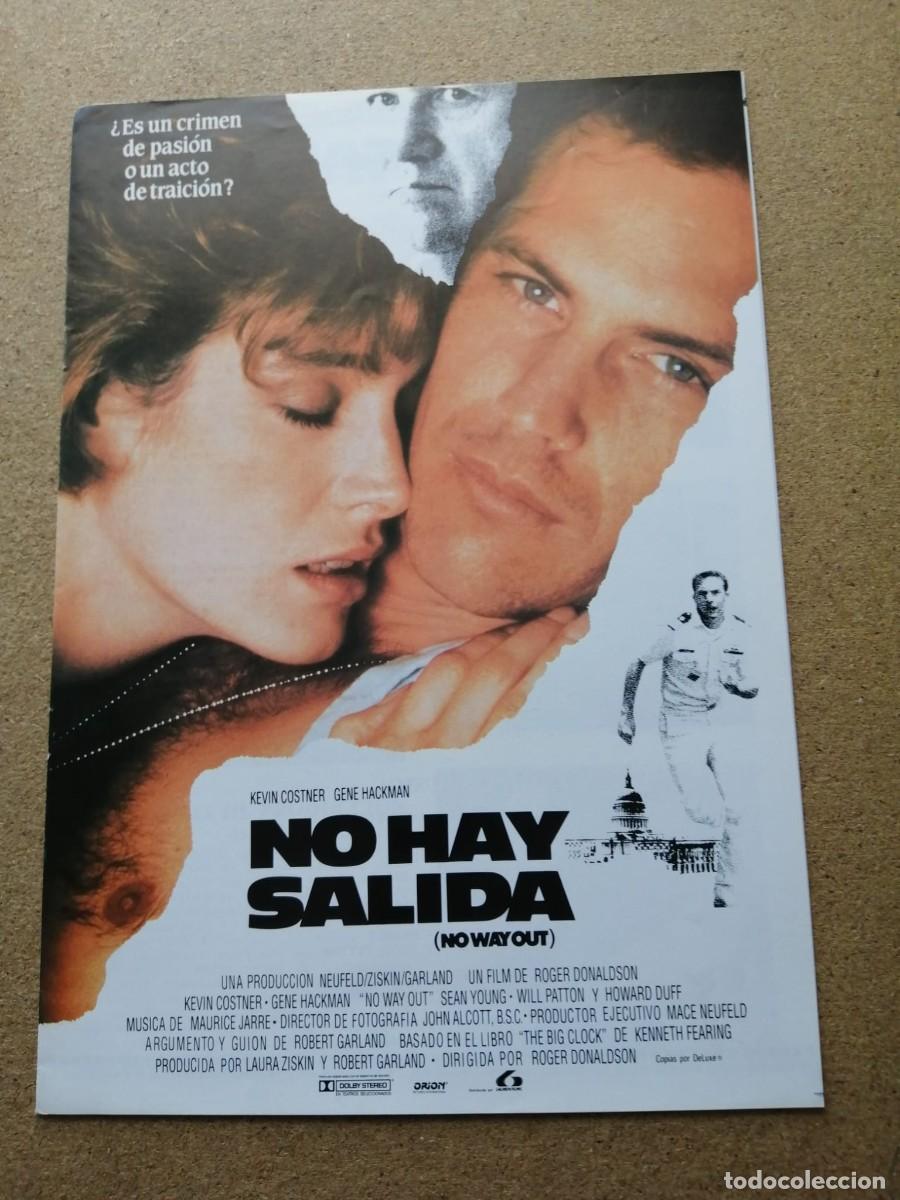 Cine: GUIA CINEMATOGRAFICA. NO HAY SALIDA (KEVIN COSTNER - GENE HACKMAN - SEAN YOUNG)