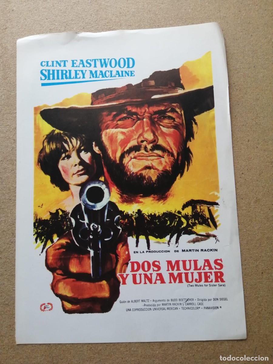 Cine: GUIA CINEMATOGRAFICA. DOS MULAS Y UNA MUJER (CLINT EASTWOOD - SHIRLEY MacLAINE)