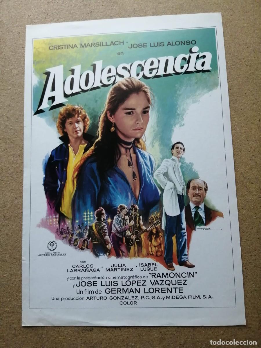 Cine: GUIA CINEMATOGRAFICA. ADOLESCENCIA (CRISTINA MARSILLACH - RAMONCIN)
