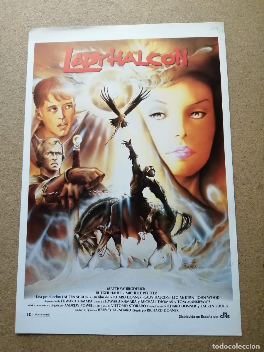 Cine: GUIA CINEMATOGRAFICA. LADY HALCON (MATTHEW BRODERICK - MICHELLE PFEIFFER - RUTGER HAUER)