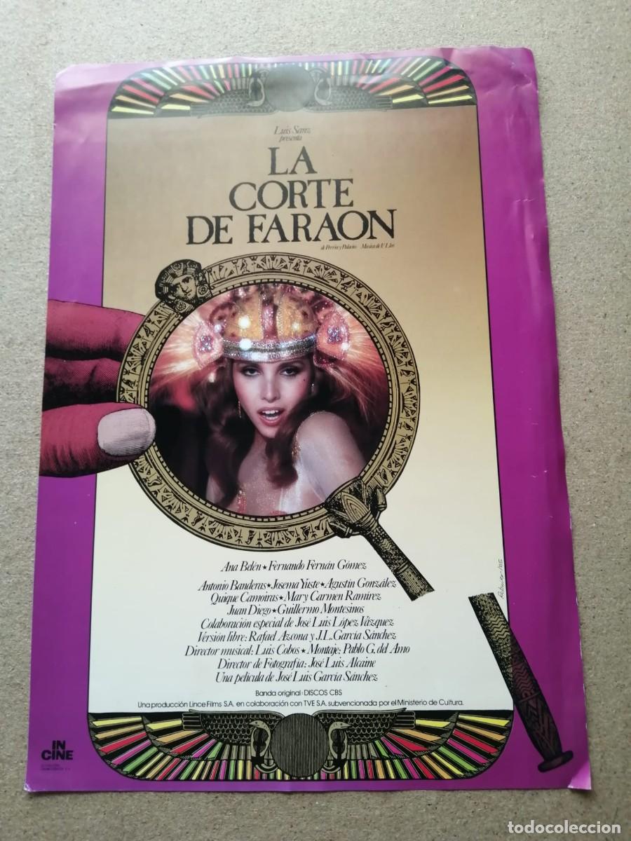 Cine: GUIA CINEMATOGRAFICA. LA CORTE DE FARAON (ANA BELEN - ANTONIO BANDERAS - FERNANDO FERNAN GOMEZ)