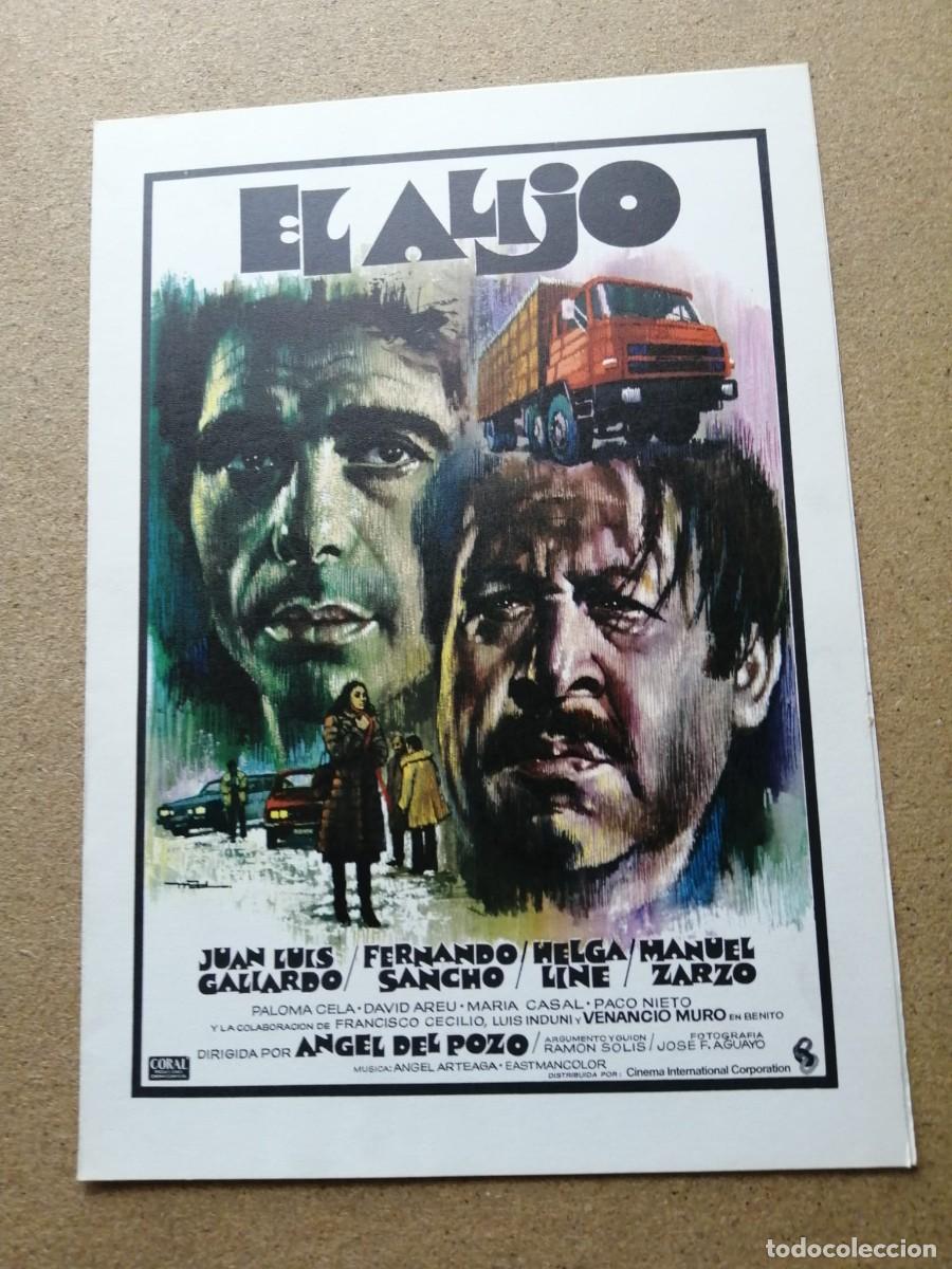 Cine: GUIA CINEMATOGRAFICA. EL ALIJO (JUAN LUIS GALIARDO - FERNANDO SANCHO)