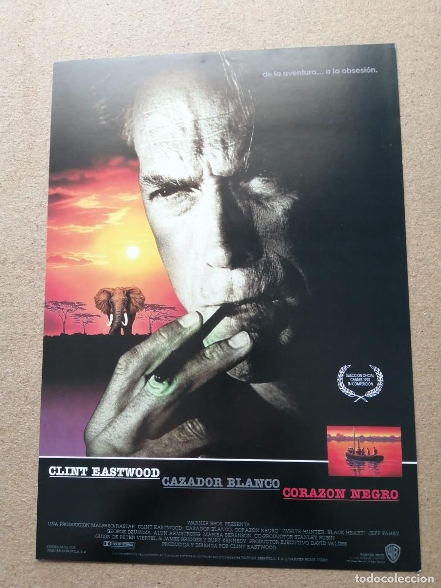 Cine: GUIA CINEMATOGRAFICA. CAZADOR BLANCO, CORAZON NEGRO (CLINT EASTWOOD)