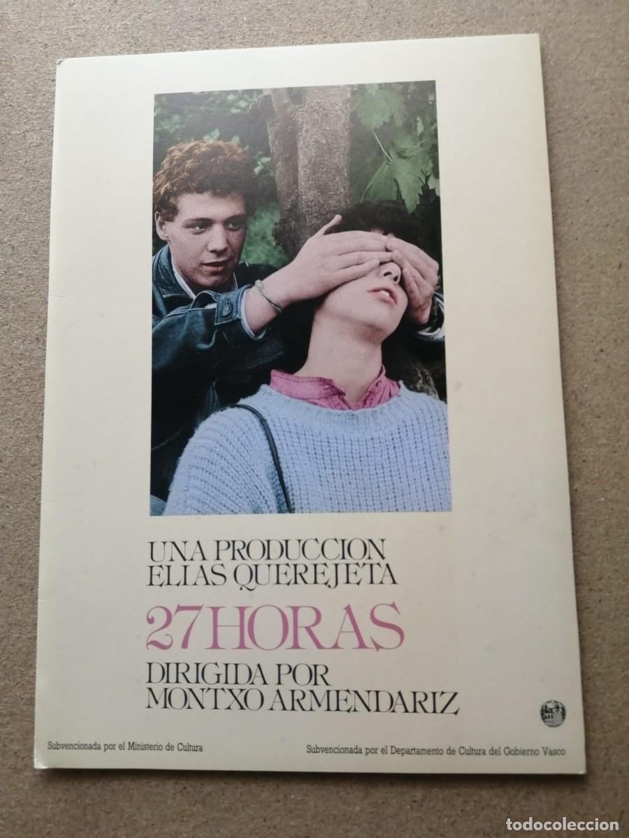 Cine: CARPETA CINEMATOGRAFICA. 27 HORAS (MONTXO ARMENDARIZ)