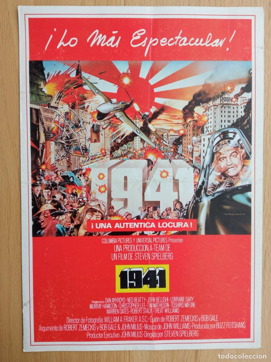 Cine: GU&Iacute;A PUBLICITARIA DE LA PEL&Iacute;CULA 1941, STEVEN SPIELBERG