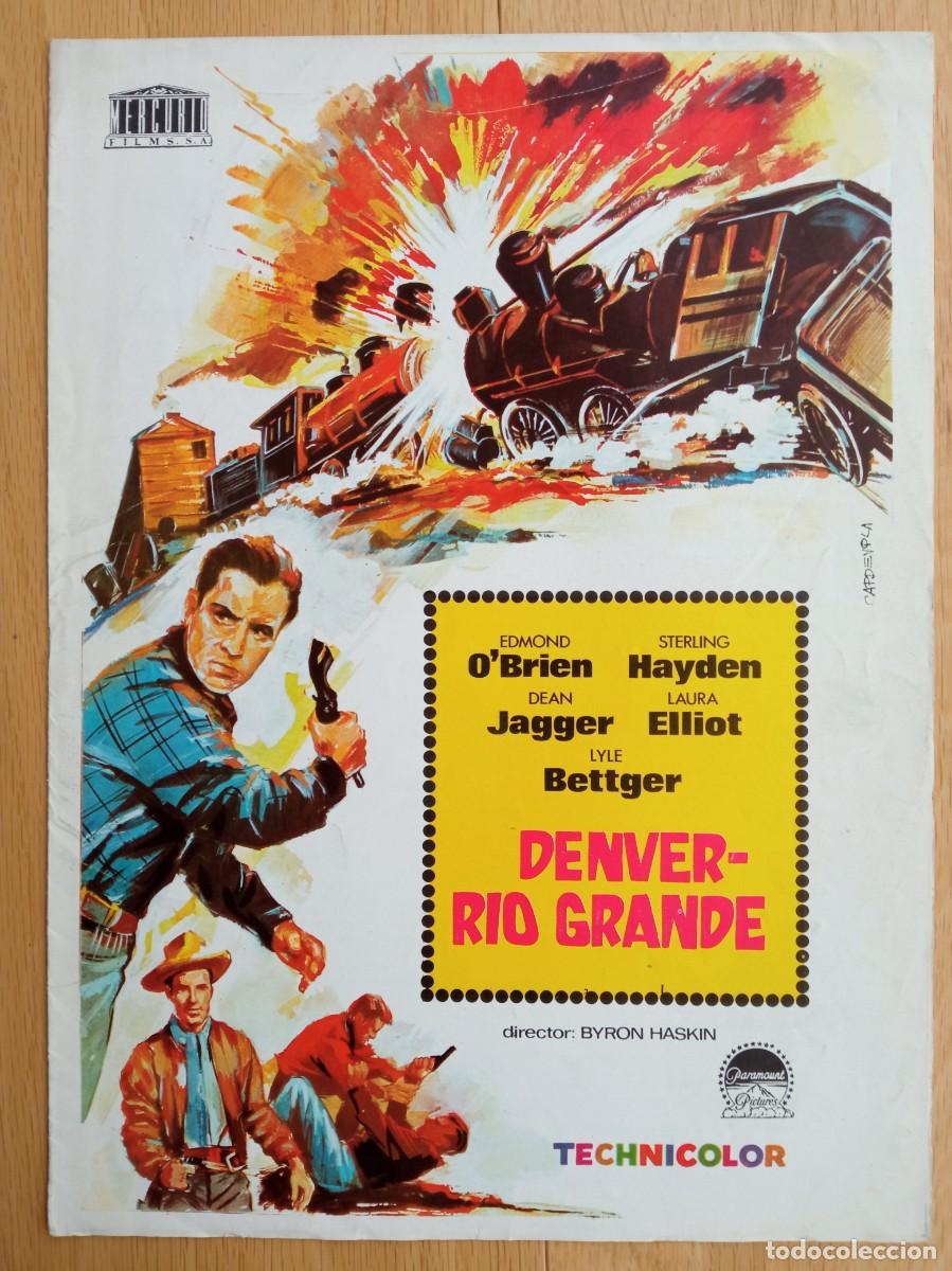 Cine: GU&Iacute;A PUBLICITARIA DE LA PEL&Iacute;CULA DENVER-RIO GRANDE, EDMUND O&acute;BRIAN