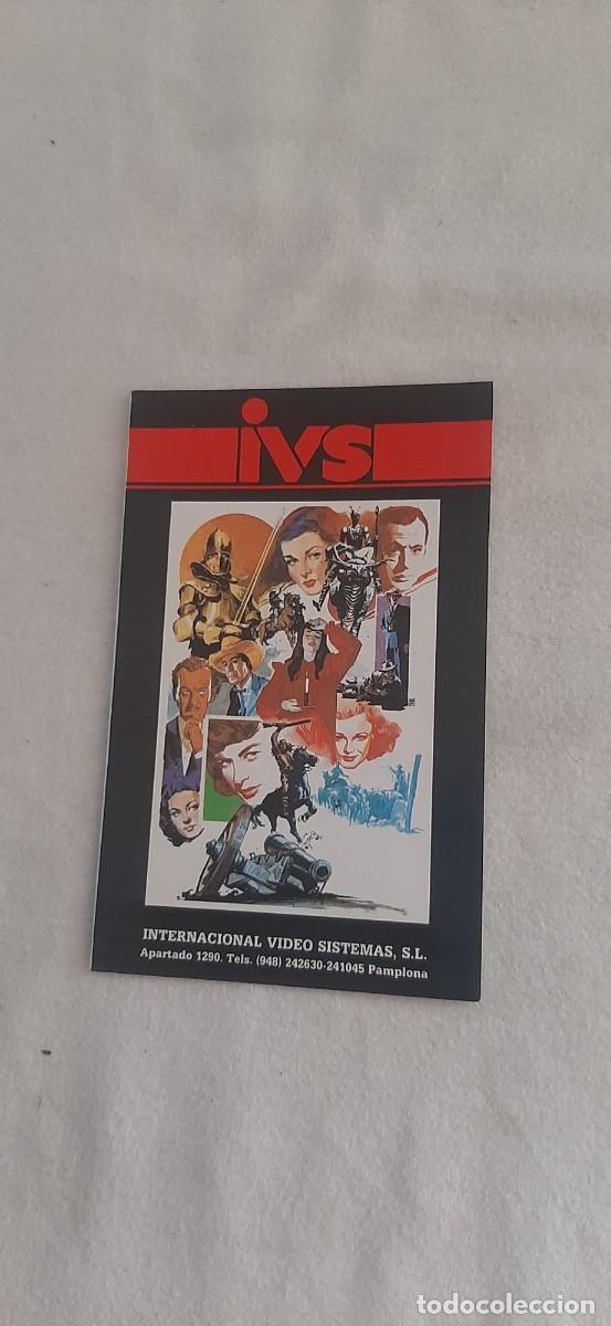 Cine: CATALOGO PEQUE&Ntilde;O DE VIDEOCLUB.IVS,LOS INVASORES DE MARTE.6 PAGINAS.