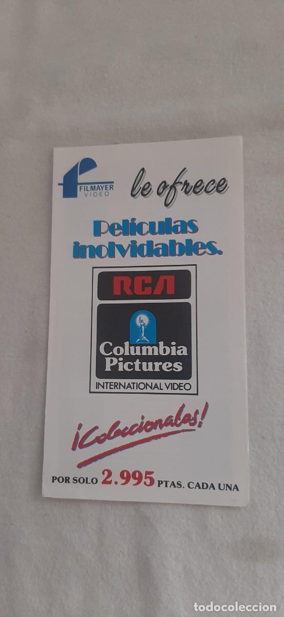 Cine: CATALOGO PEQUE&Ntilde;O DE VIDEOCLUB.RCA,KARATE KIDD,AGUILAS DE ACERO,SPIDERMAN ETC.6 PAGINAS.