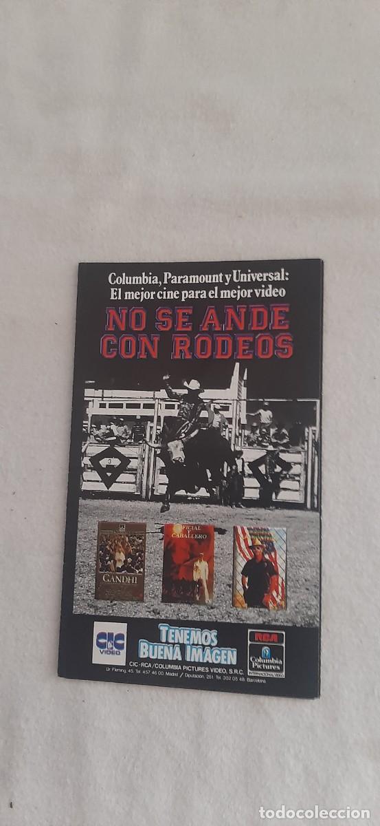 Cine: CATALOGO PEQUE&Ntilde;O DE VIDEOCLUB.RCA,OFICIAL Y CABALLERO.8 PAGINAS.