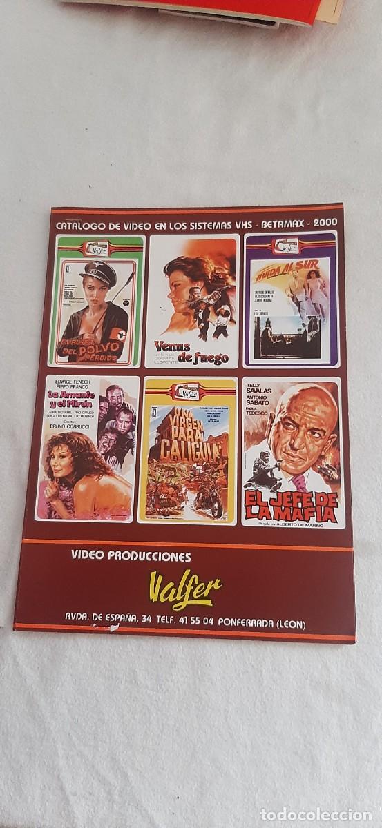 Cine: CATALOGO GRANDE DE VIDEOCLUB.VALFER,APOCALIBSIS CANIBAL,SEMILLA DIABOLICA ETC.10 PAGINAS.