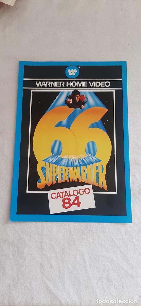 Cine: CATALOGO GRANDE DE VIDEOCLUB.WARNER HOME,SUPERMAN,ROCKY I,II Y III,007,CARRIE,OPERACION.6 PAGINAS.