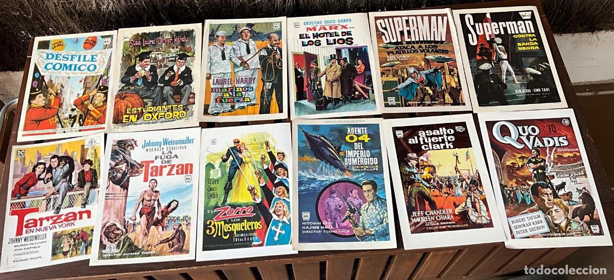 Cine: LOTE DE GU&Iacute;AS PUBLICITARIES DE CINE - ESTRENO DE PEL&Iacute;CULAS - DIFERENTES &Eacute;POCAS Y A&Ntilde;OS - REF- 3