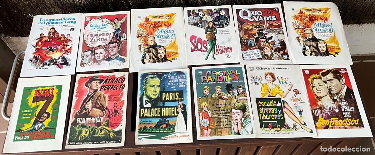 Cine: LOTE DE GU&Iacute;AS PUBLICITARIES DE CINE - ESTRENO DE PEL&Iacute;CULAS - DIFERENTES &Eacute;POCAS Y A&Ntilde;OS - REF- 4