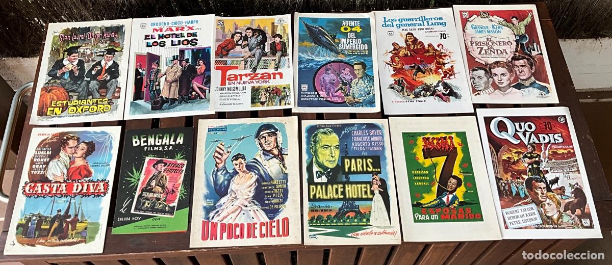 Cine: LOTE DE GU&Iacute;AS PUBLICITARIES DE CINE - ESTRENO DE PEL&Iacute;CULAS - DIFERENTES &Eacute;POCAS Y A&Ntilde;OS - REF- 5