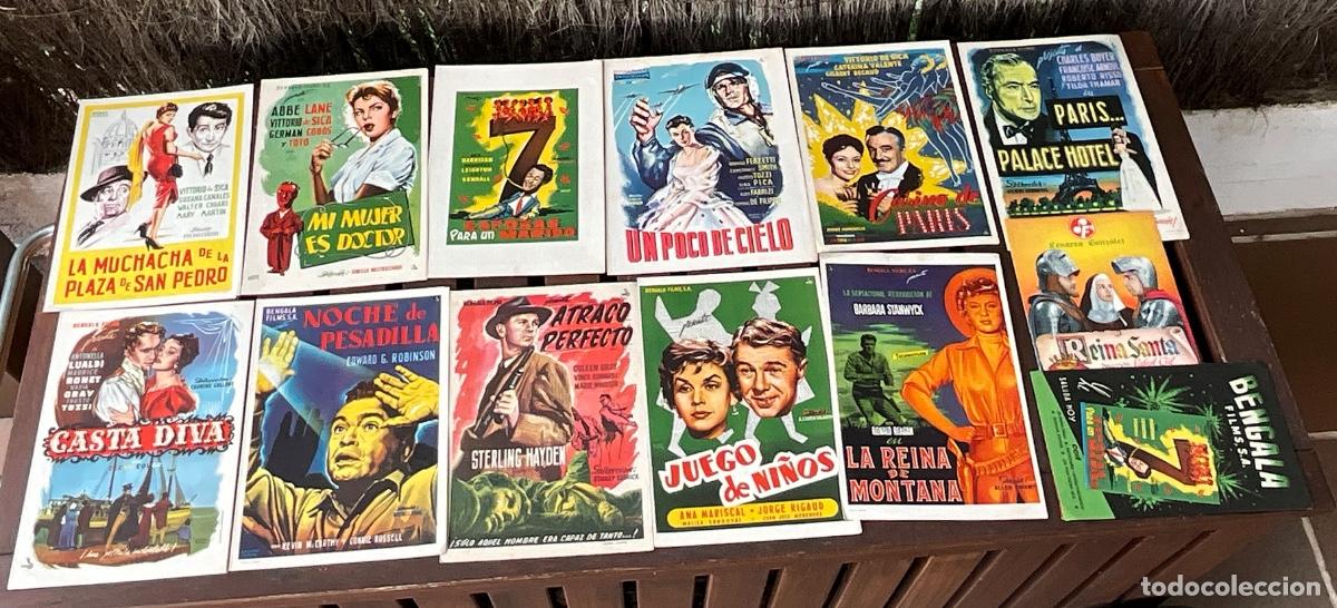 Cine: LOTE DE GU&Iacute;AS PUBLICITARIES DE CINE - ESTRENO DE PEL&Iacute;CULAS - DIFERENTES &Eacute;POCAS Y A&Ntilde;OS - REF- 8