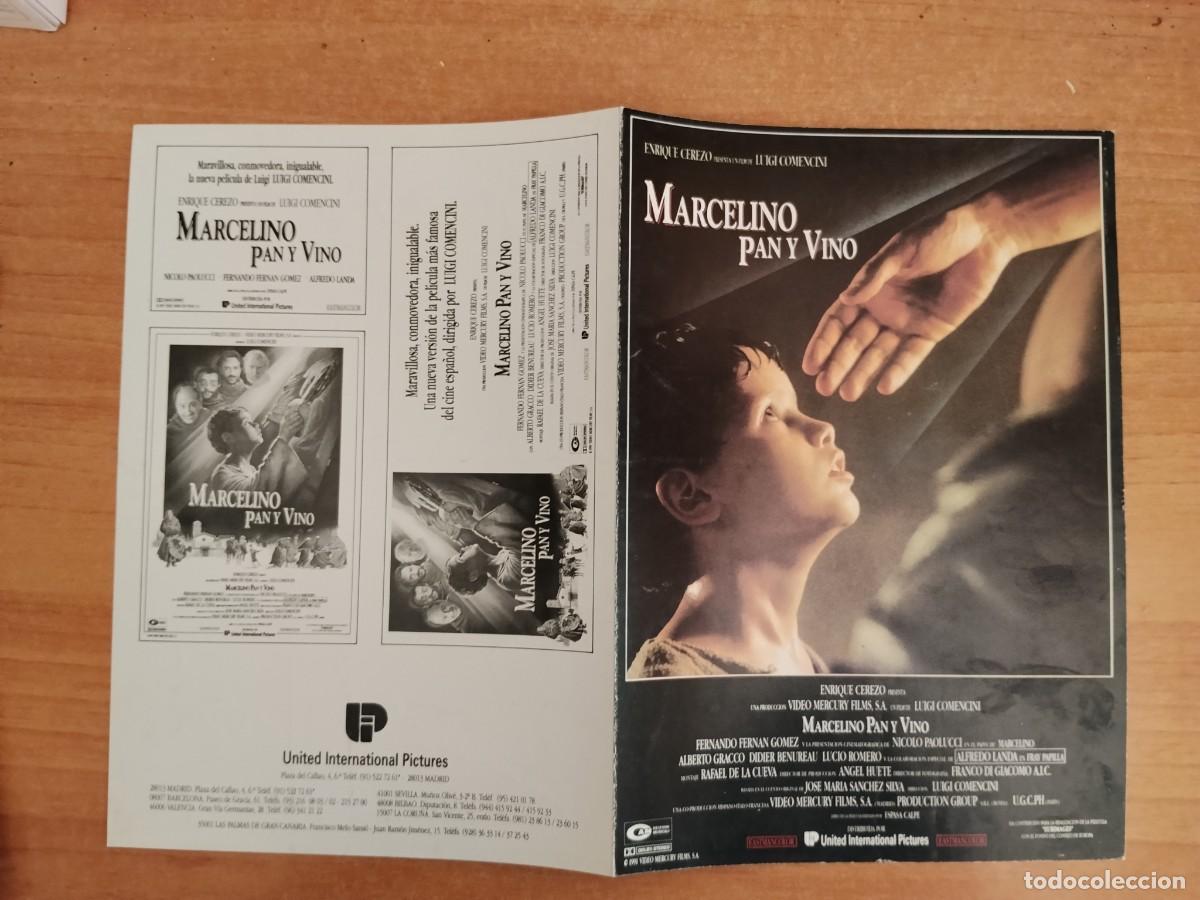 Cinema: G33--GUIA DE LA PELICULA---MARCELINO PAN Y VINO