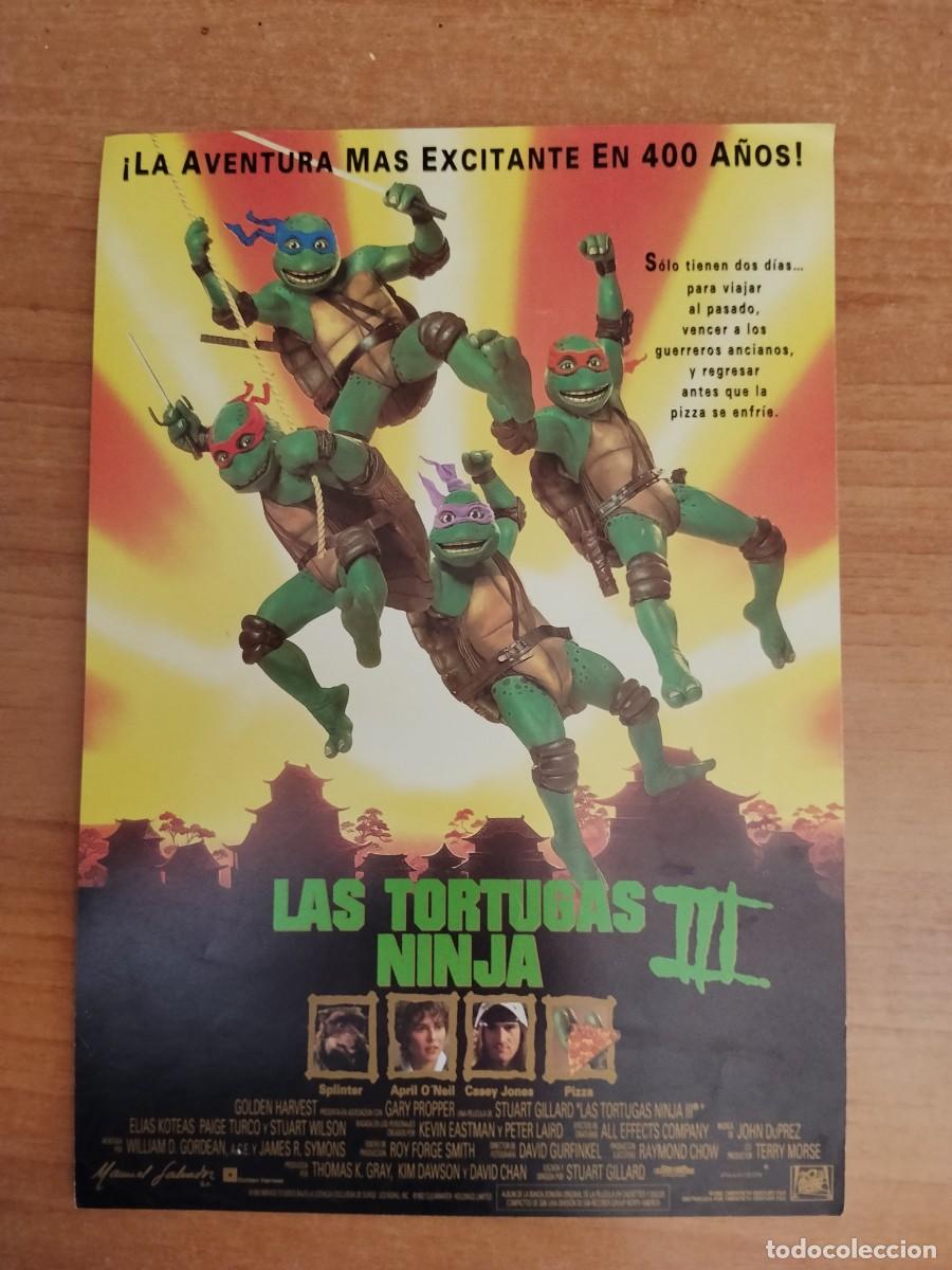 Cinema: G33--GUIA DE LA PELICULA---LAS TORTUGAS NINJA III