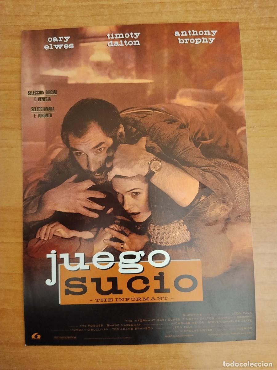 Cine: G33--GUIA DE LA PELICULA---JUEGO SUCIO