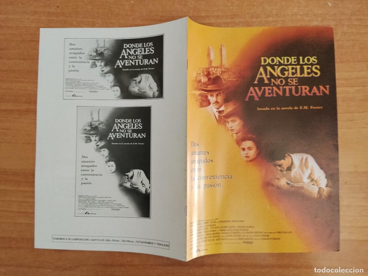Cine: G33--GUIA DE LA PELICULA---DONDE LOS ANGELES NO SE AVENTURAN