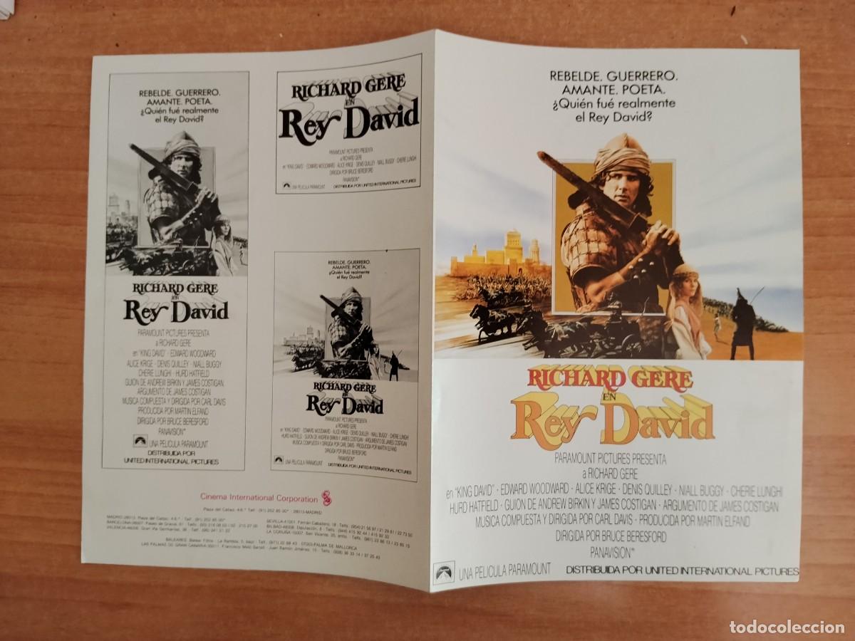 Cine: G33--GUIA DE LA PELICULA---REY DAVID