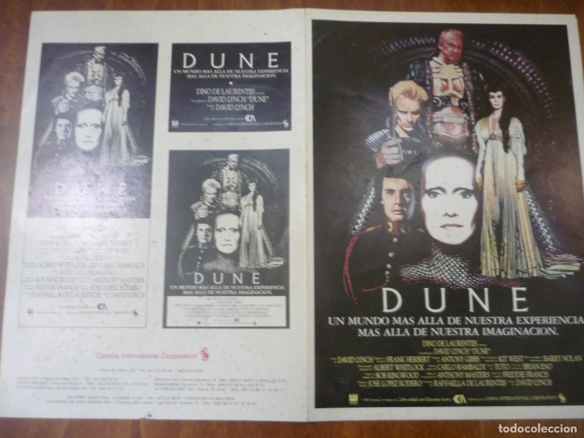 Cine: dune - guia publicitaria original - david lynch