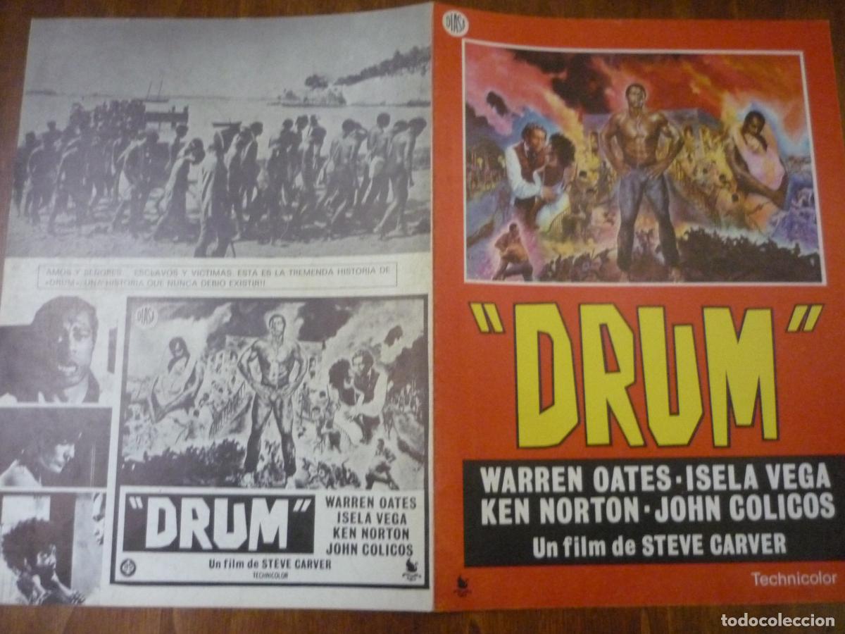 Cine: drum - guia publicitaria original - isela vega warren oates