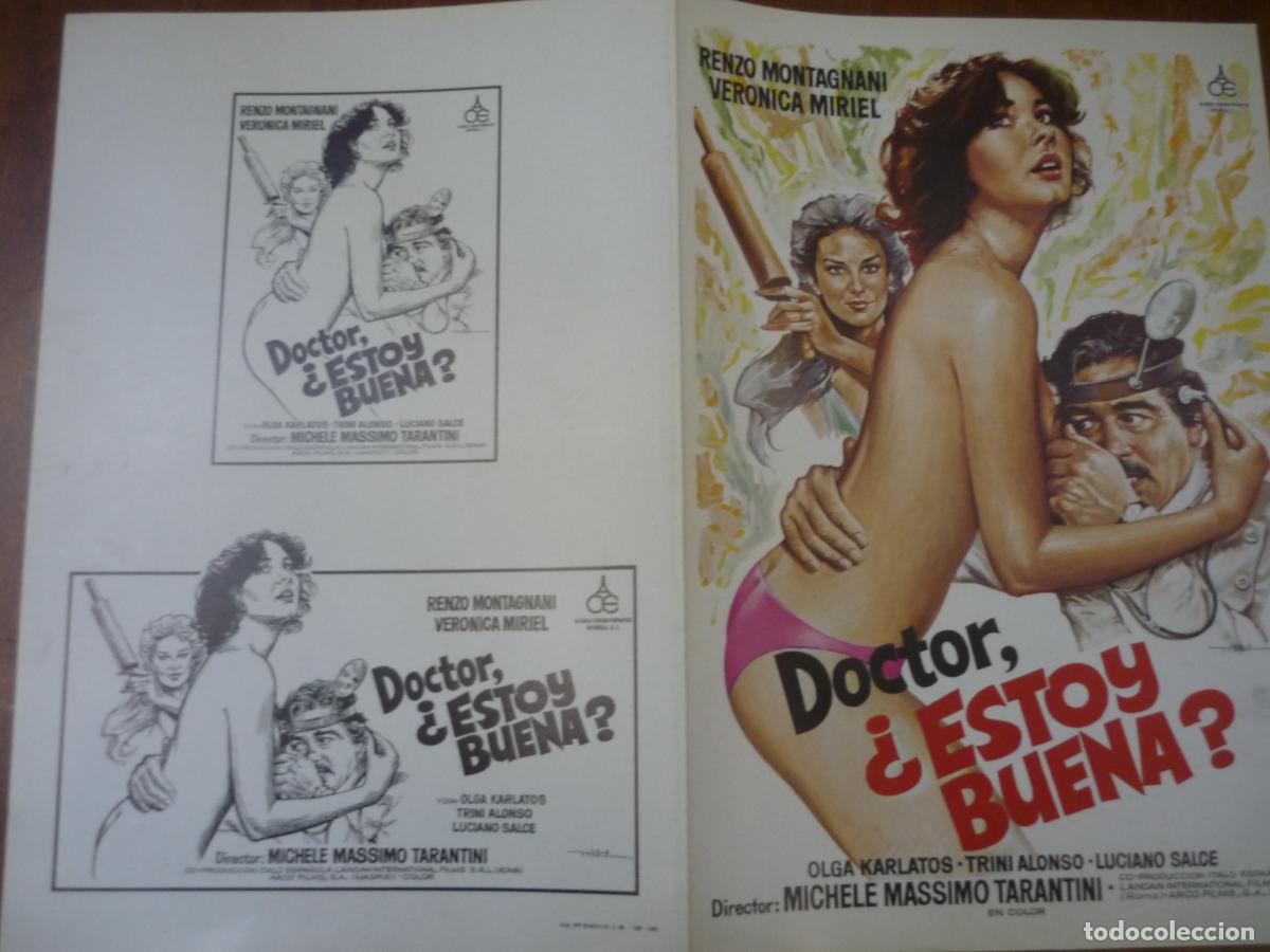 Cine: doctora estoy buena - guia publicitaria original - veronica miriel cine erotico