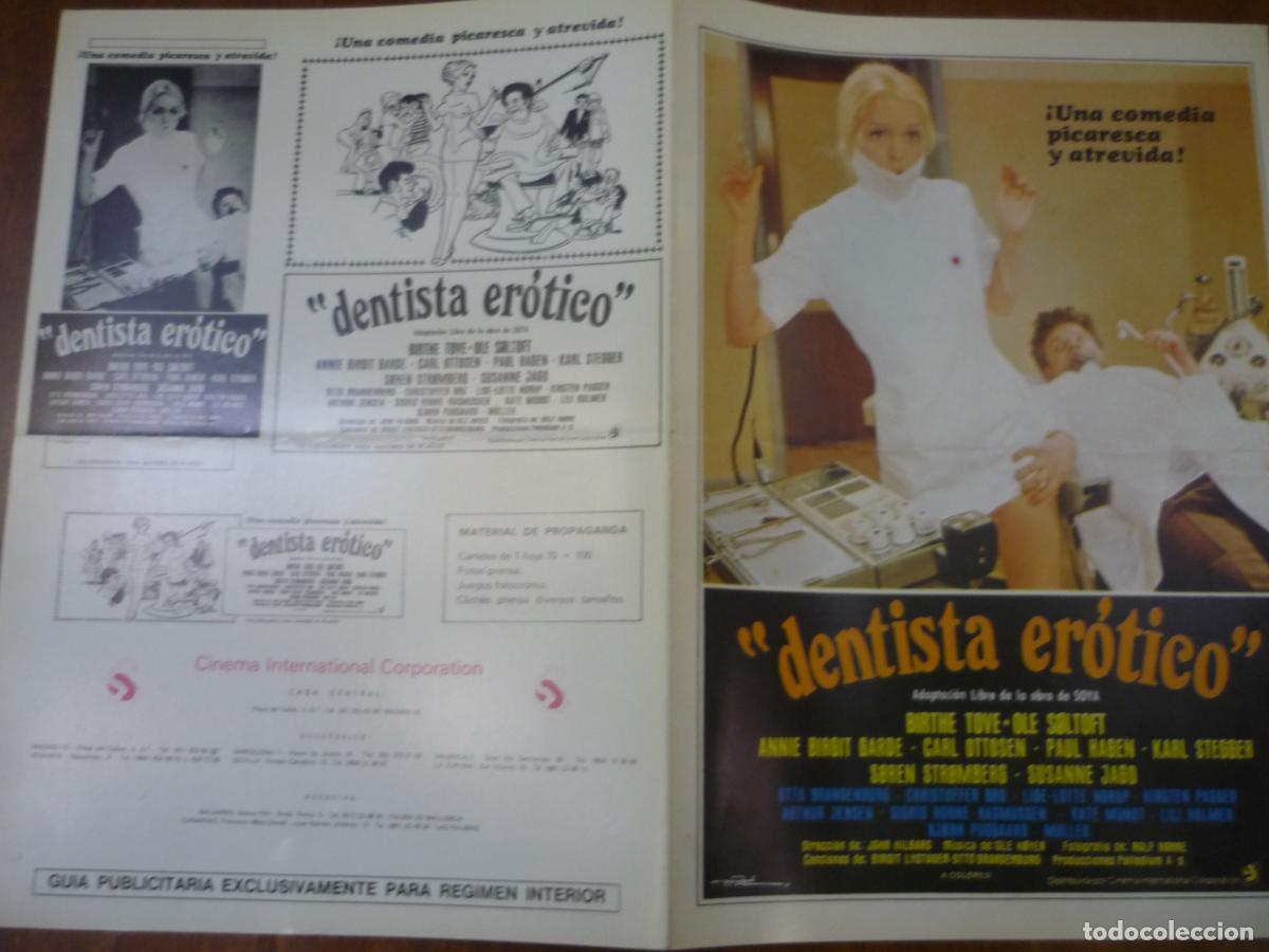 Cine: dentista erotico - guia publicitaria original - birthe tove Annie Birgit Garde cine erotico