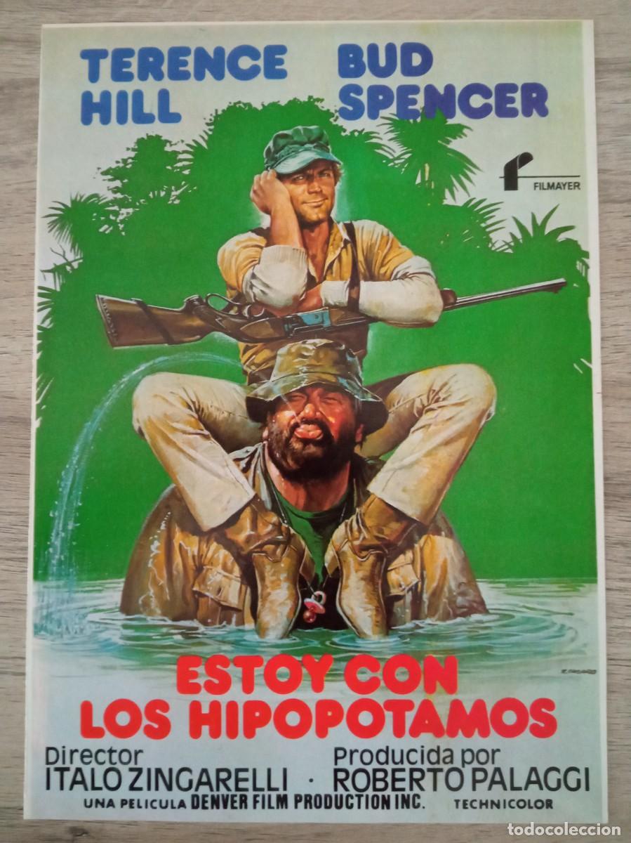 Cine: GU&Iacute;A PUBLICITARIA DE LA PEL&Iacute;CULA ESTOY CON LOS HIPOP&Oacute;TAMOS, TERENCE HILL, BUD SPENCER