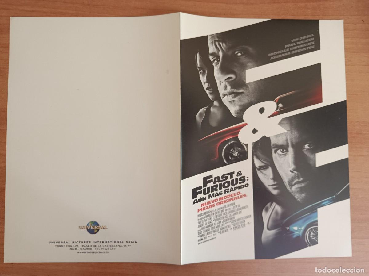 Cinema: G33--GUIA DE LA PELICULA---FAST& FURIUS AUN MAS RAPIDO