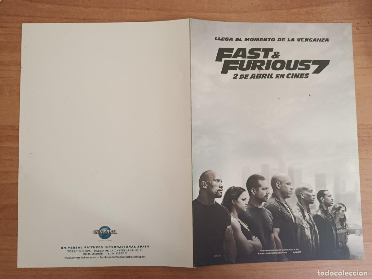 Cinema: G33--GUIA DE LA PELICULA---FAST& FURIUS 7