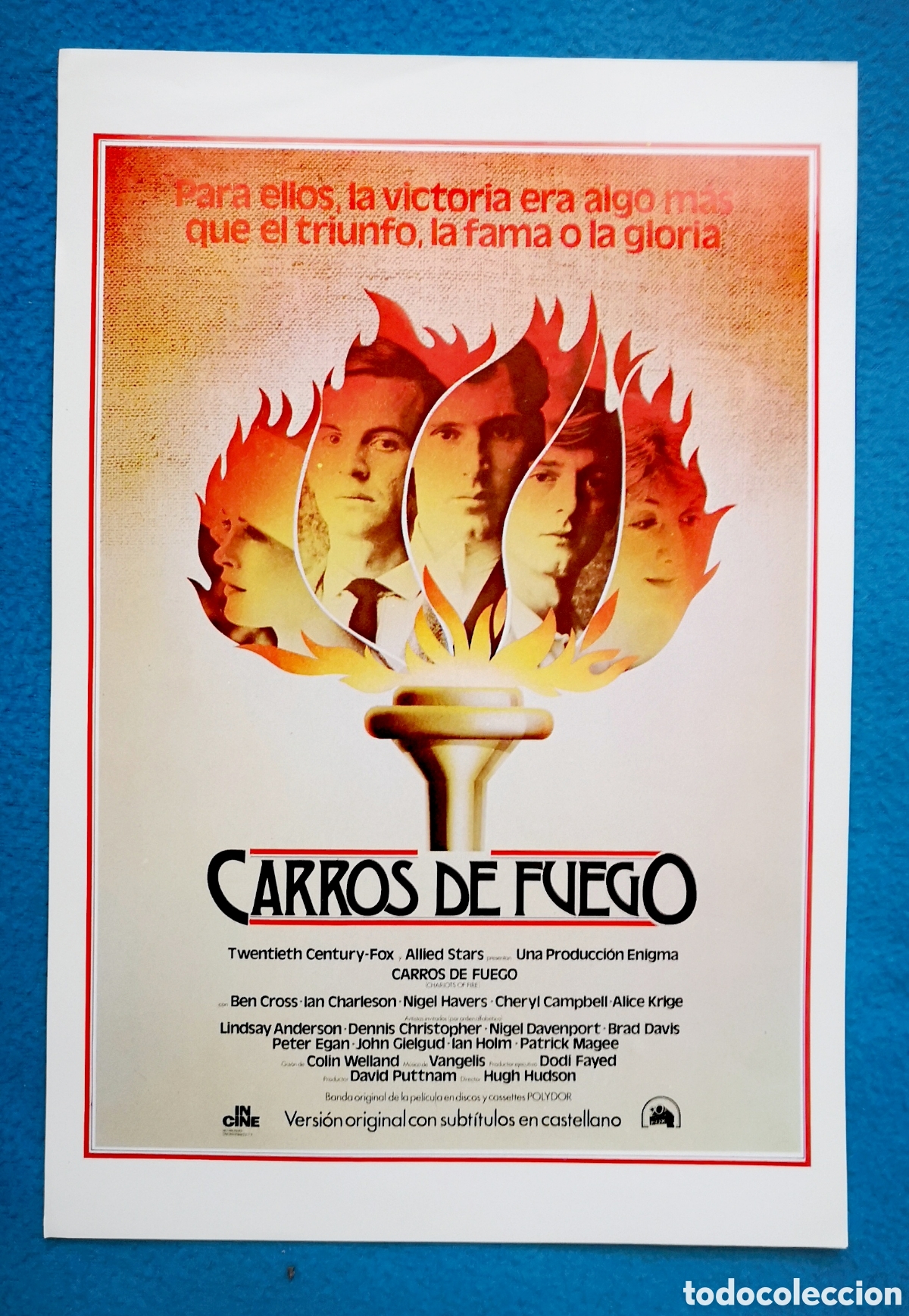 Cine: CARROS DE FUEGO - GUIA DE LA PELICULA
