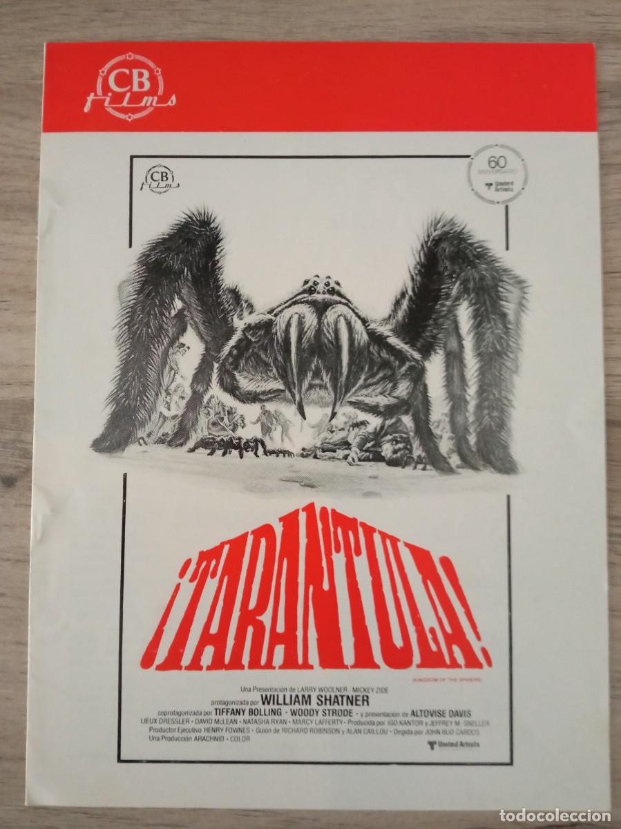 Cine: GU&Iacute;A PUBLICITARIA DE LA PEL&Iacute;CULA &iexcl;TARANTULA!, WILLIAM SHATNER, 8 PAG.
