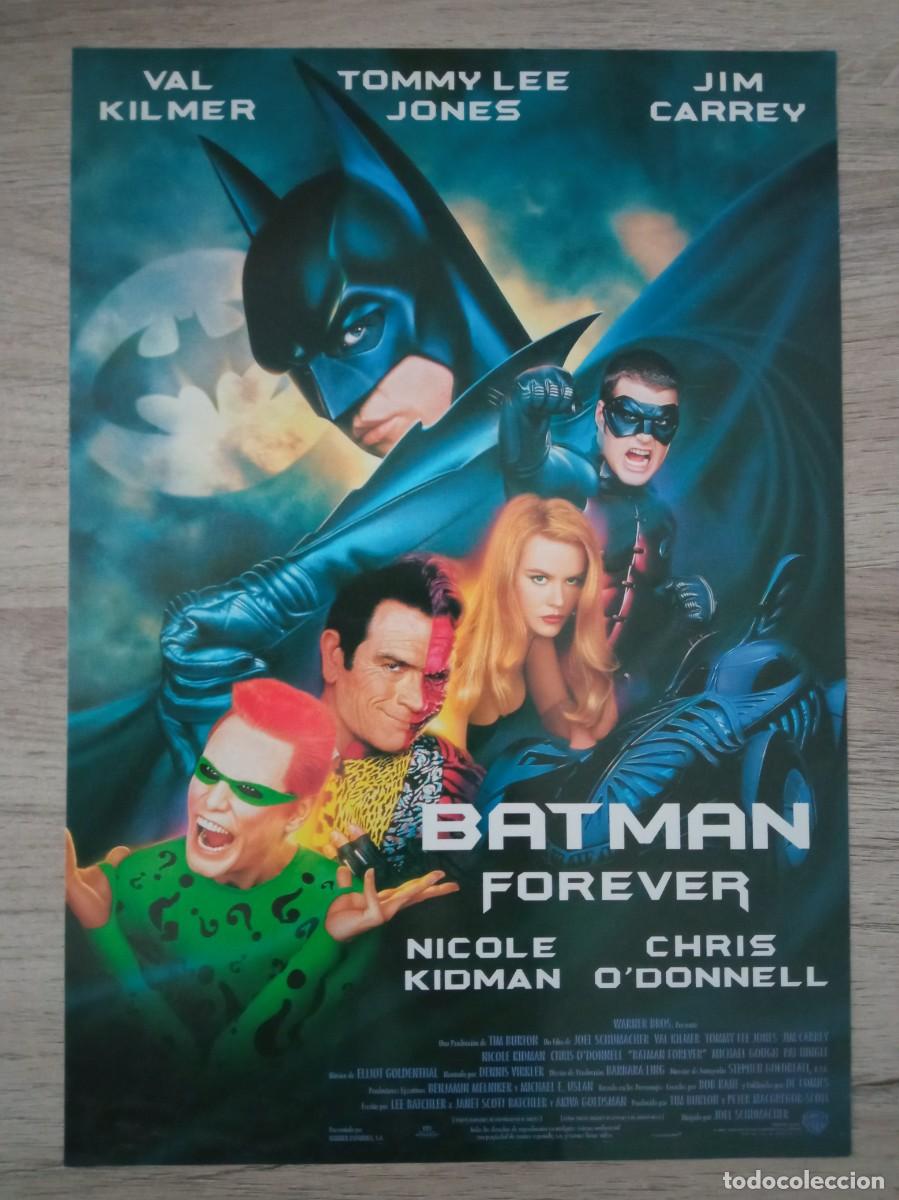 Cine: GU&Iacute;A PUBLICITARIA DE LA PEL&Iacute;CULA BATMAN FOREVER, VAL KILMER