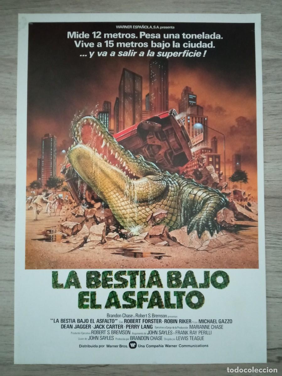 Cinema: GU&Iacute;A PUBLICITARIA DE LA PEL&Iacute;CULA LA BESTIA BAJO EL ASFALTO, ROBERT FORSTER