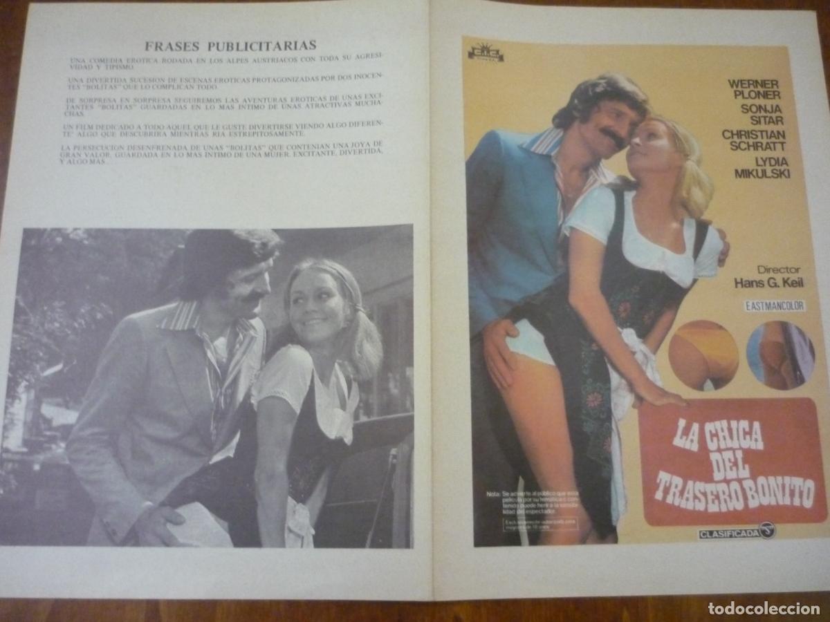 Cine: la chica del trasero bonito - guia publicitaria original - sonja sitar lydia mikulski clasificada s