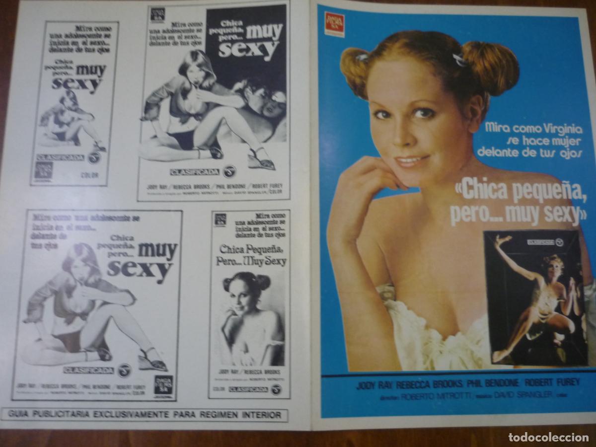 Cine: chica peque&ntilde;a pero muy sexy - guia publicitaria original - jody ray rebecca brooks cine erotico