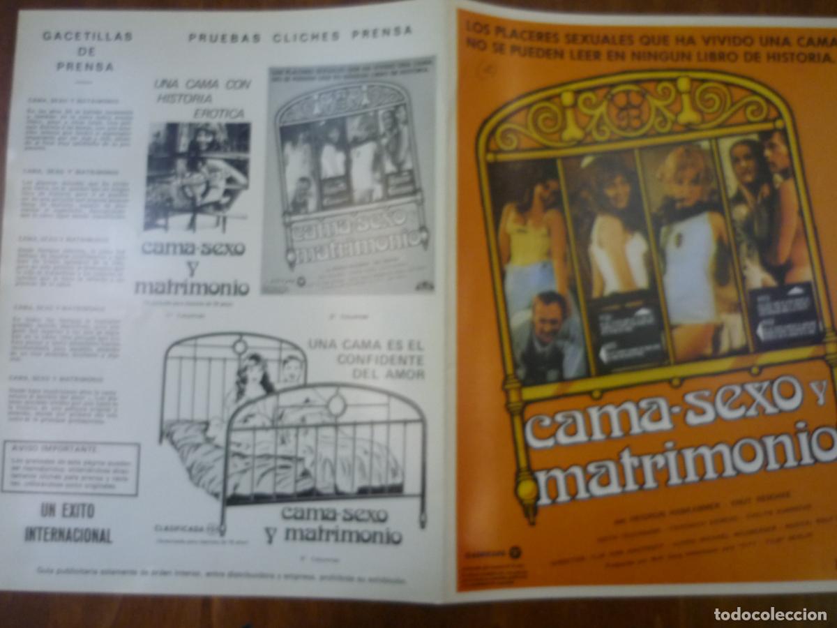 Cine: cama sexo y matrimonio - guia publicitaria original - heindrun hankammer cine erotico