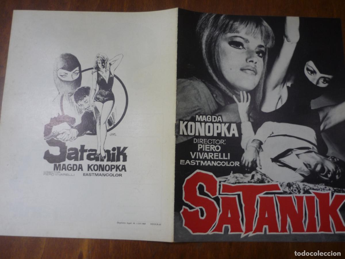 Cine: satanik - guia publicitaria original - magda konopka julio pe&ntilde;a piero vivarelli