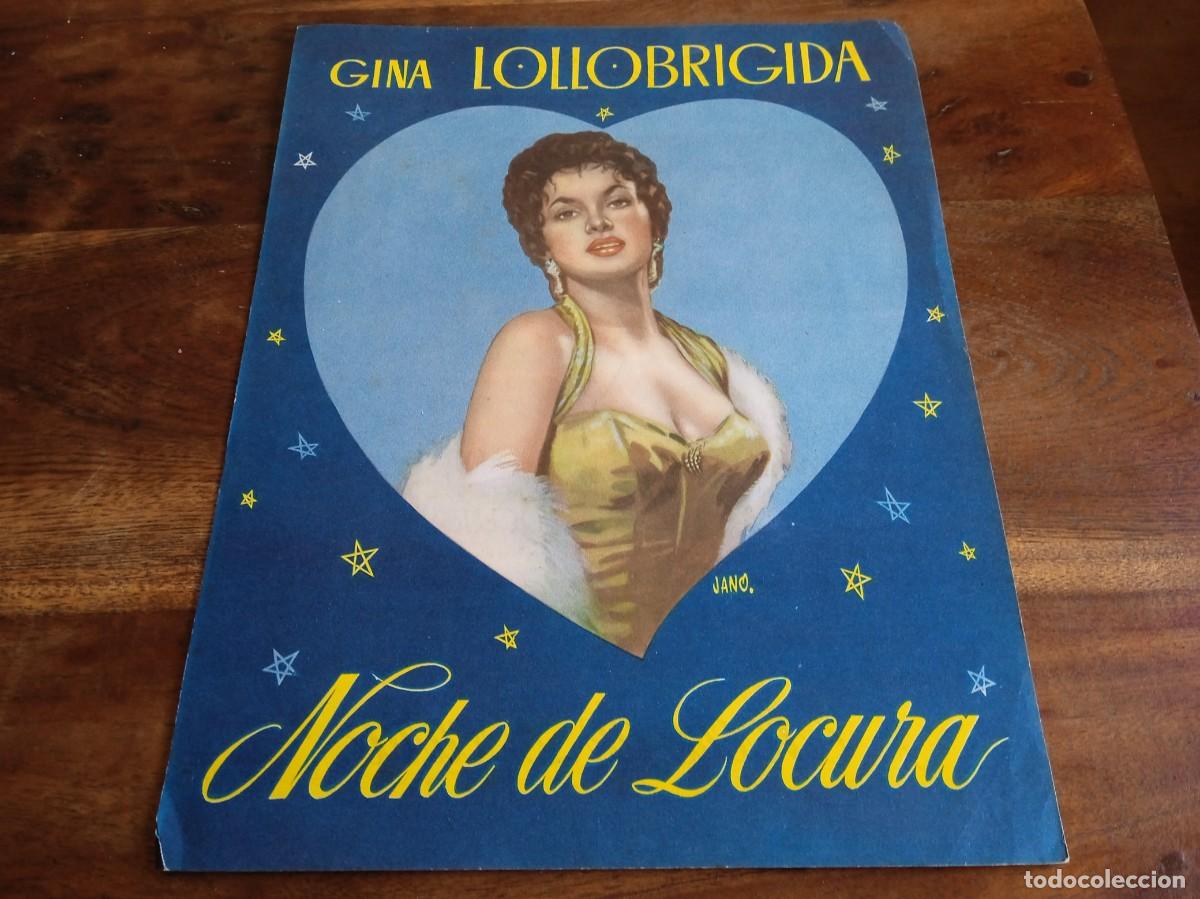 Cine: Noche de locura - Gina Lollobrigida - Guia original Amaya Films 1966