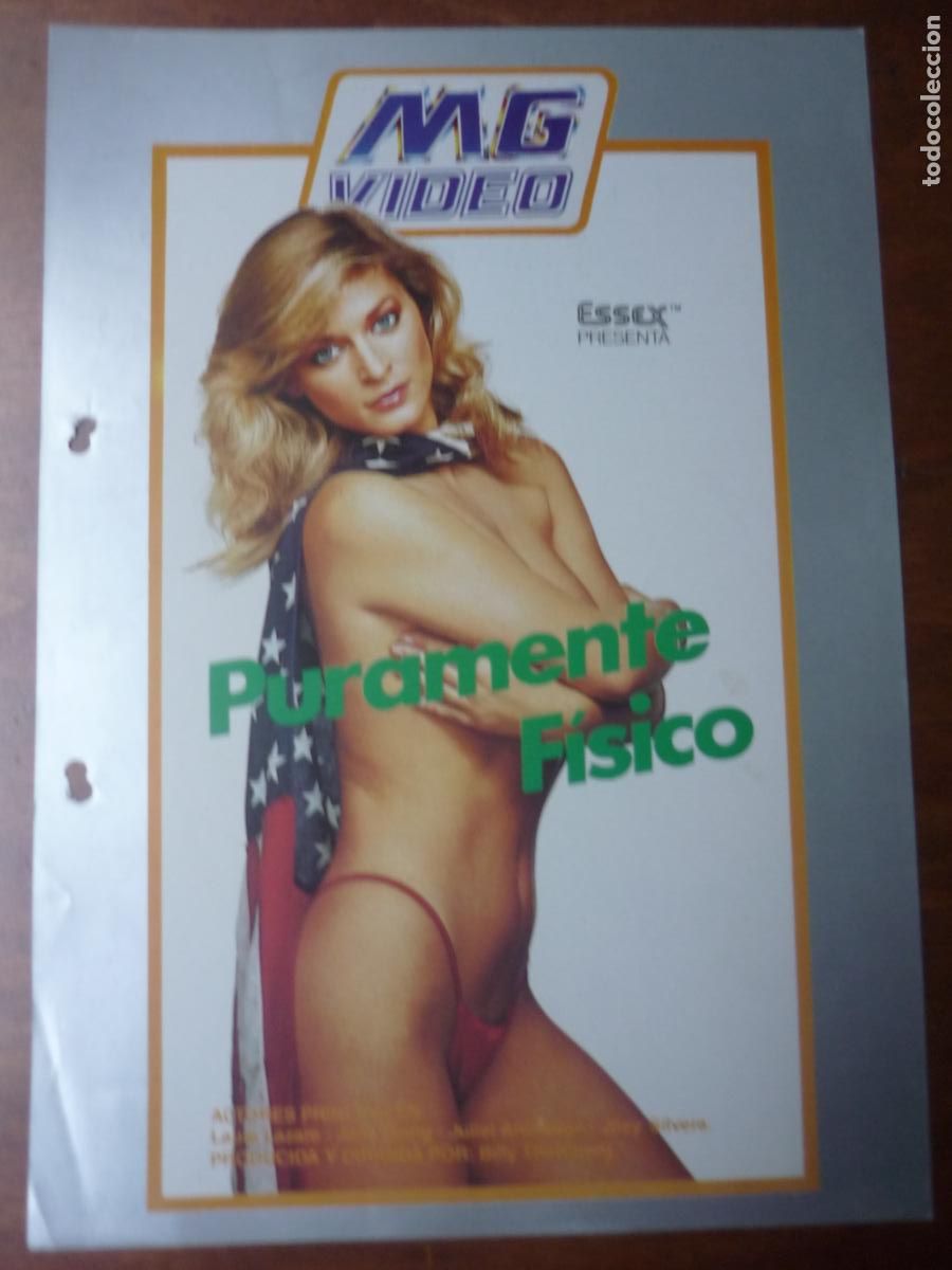 Cine: puramente fisico - guia publicitaria original video - laura lazare jade wong - cine erotico