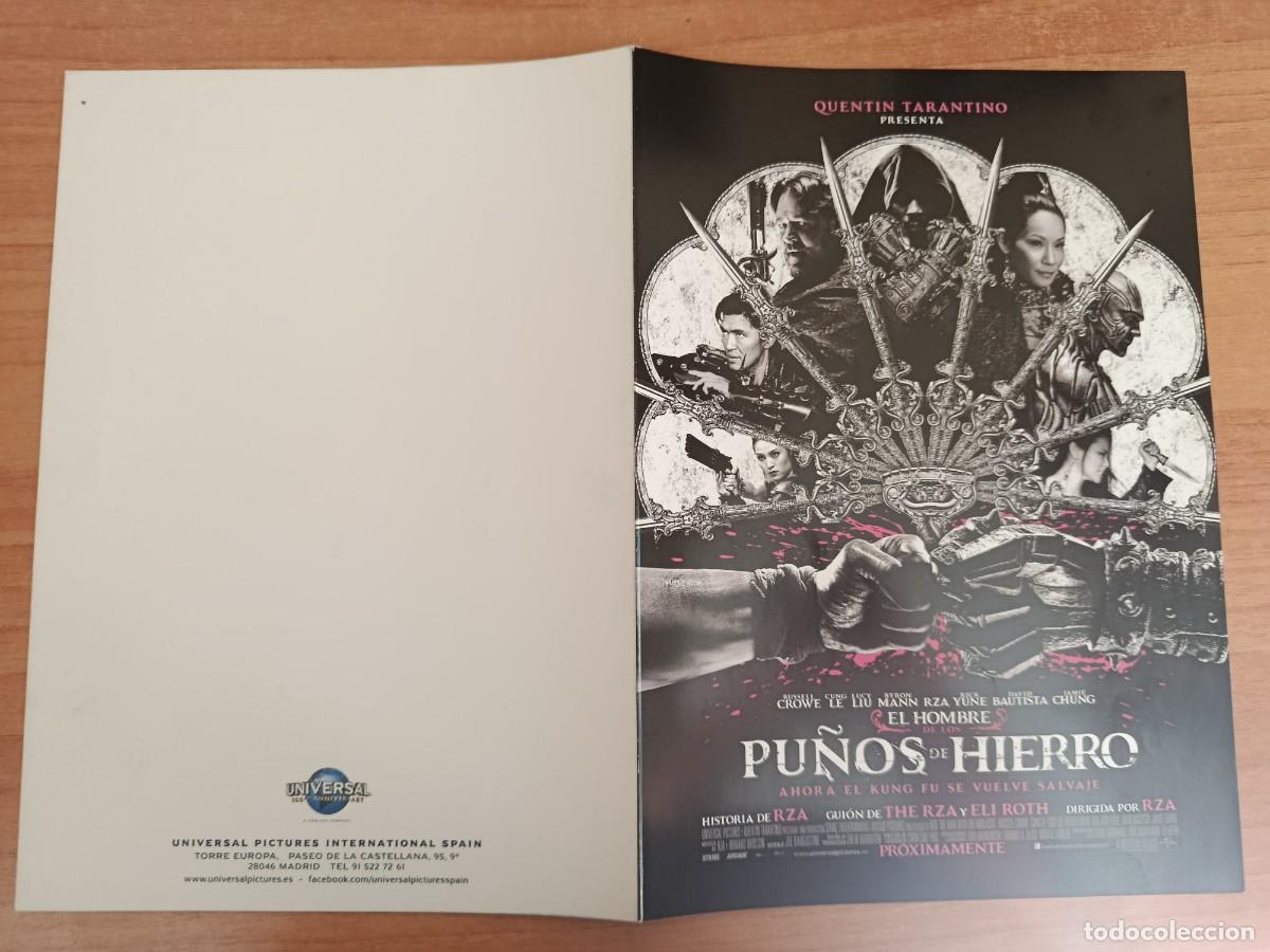 Cine: G33--GUIA DE LA PELICULA---EL HOMBRE DE LOS PU&Ntilde;OS DE HIERRO